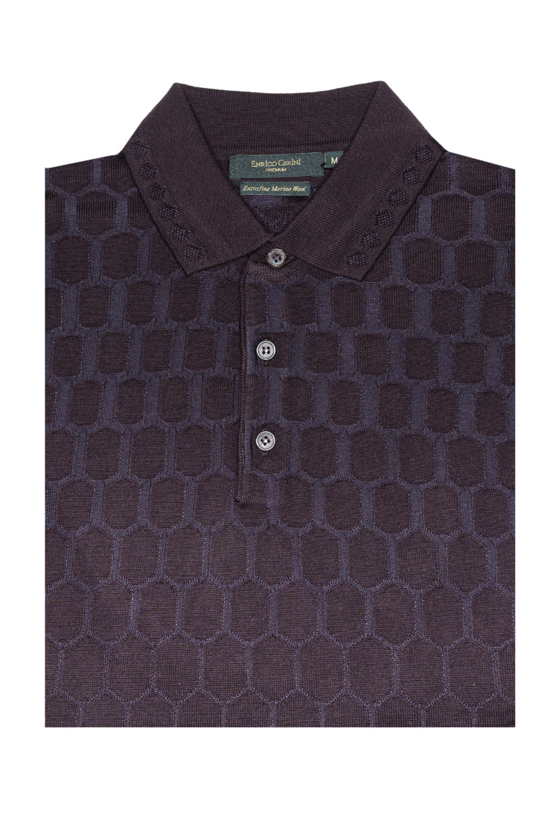 Поло ENRICO CERINI 224007/BORDEAUX
