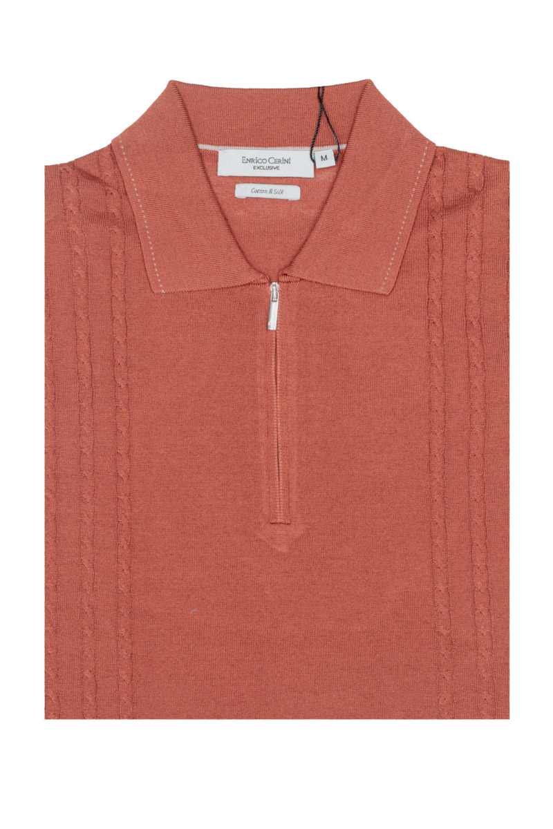 Поло ENRICO CERINI 223104/TERRA-COTTA