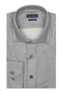 Фото рубашки Приталенный силуэт Рубашка ENRICO CERINI, цвет серый