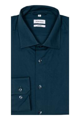 Фото рубашки Shaped Fit Рубашка SEIDENSTICKER, цвет темно-бирюзовый