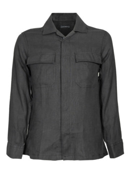 Фото рубашки Приталенный силуэт Рубашка ENRICO CERINI, цвет черный