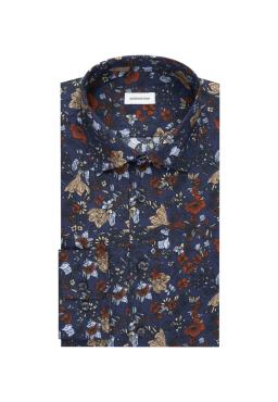 Фото рубашки Полуприлегающий силуэт Рубашка SEIDENSTICKER, цвет коричневый