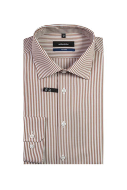Фото рубашки Tailored fit Рубашка SEIDENSTICKER, цвет коричневый