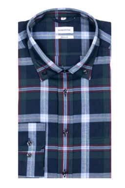 Фото рубашки Прямой силуэт Рубашка SEIDENSTICKER, цвет зеленый