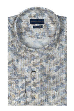 Фото рубашки Milano Fit Рубашка ENRICO CERINI, цвет бежевый