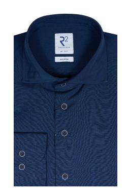 Фото рубашки Приталенный силуэт Рубашка R2, цвет синий
